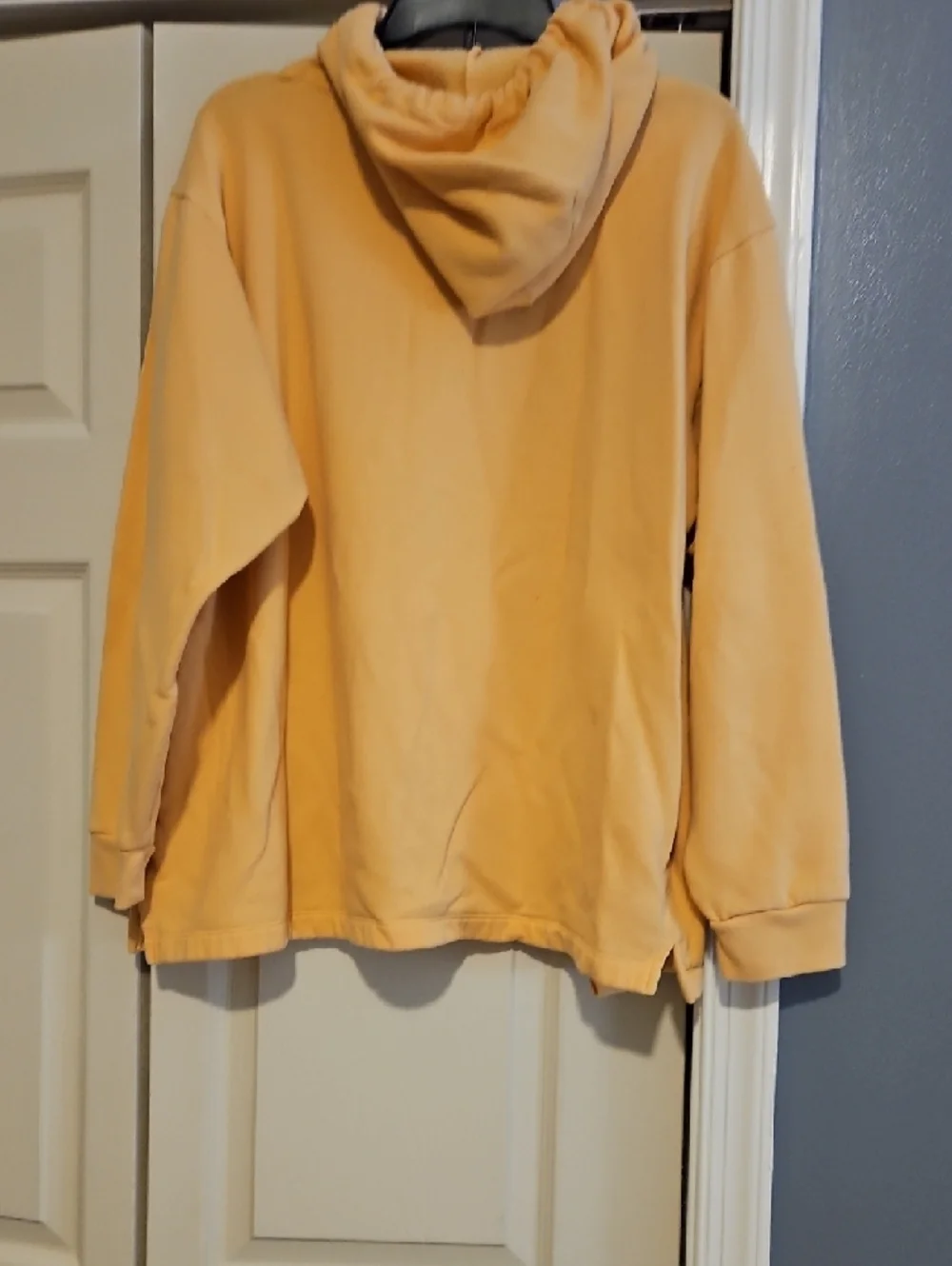 PINK Victoria's Secret Yellow Terry Hoodie - Picture 2 of 3